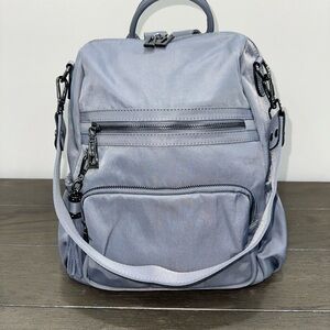 NWOT Uromee Gray Backpack Purse